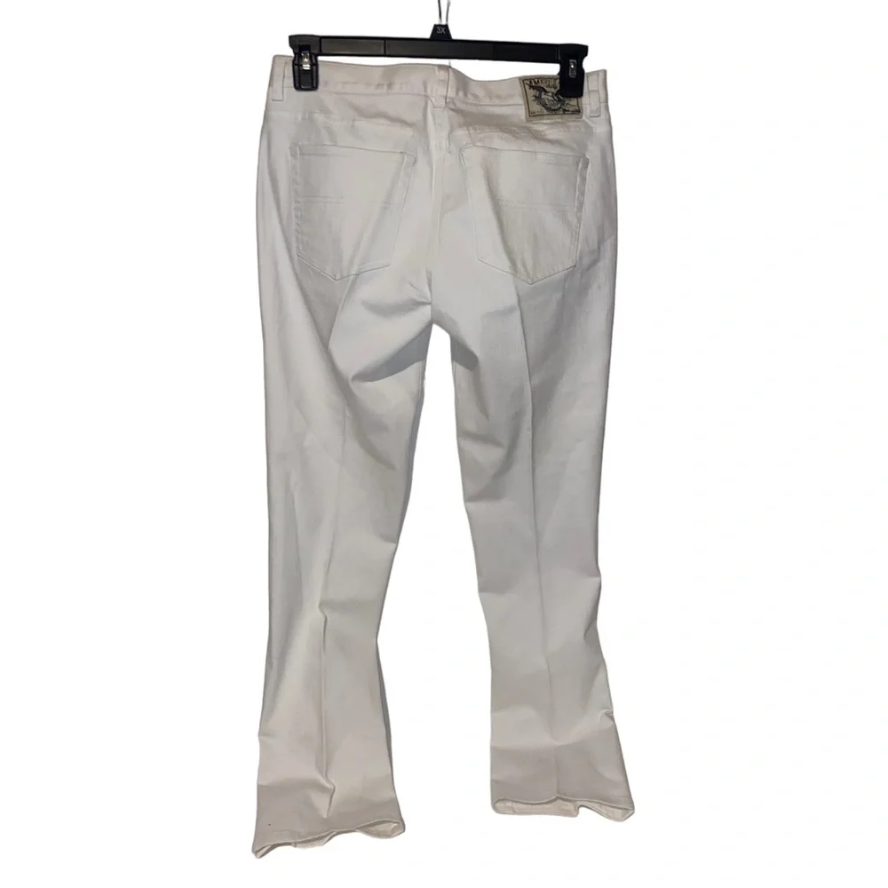 American Living Jeans Womens Size 8 Revere Straight Leg Solid White Waist 32" Ri - Picture 4 of 11